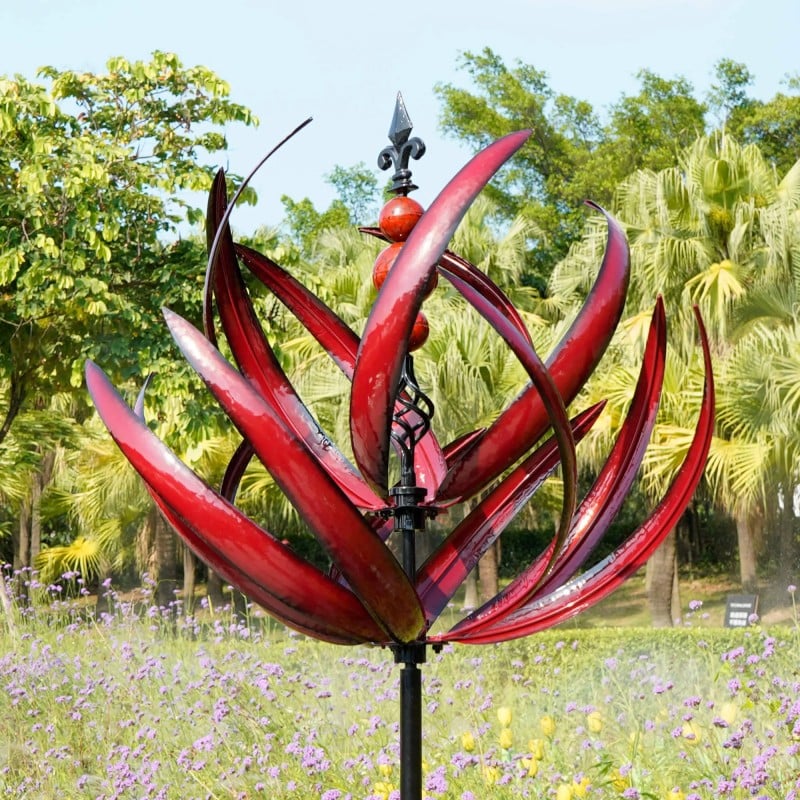 LotusSpinner™ | Weather vane for the garden