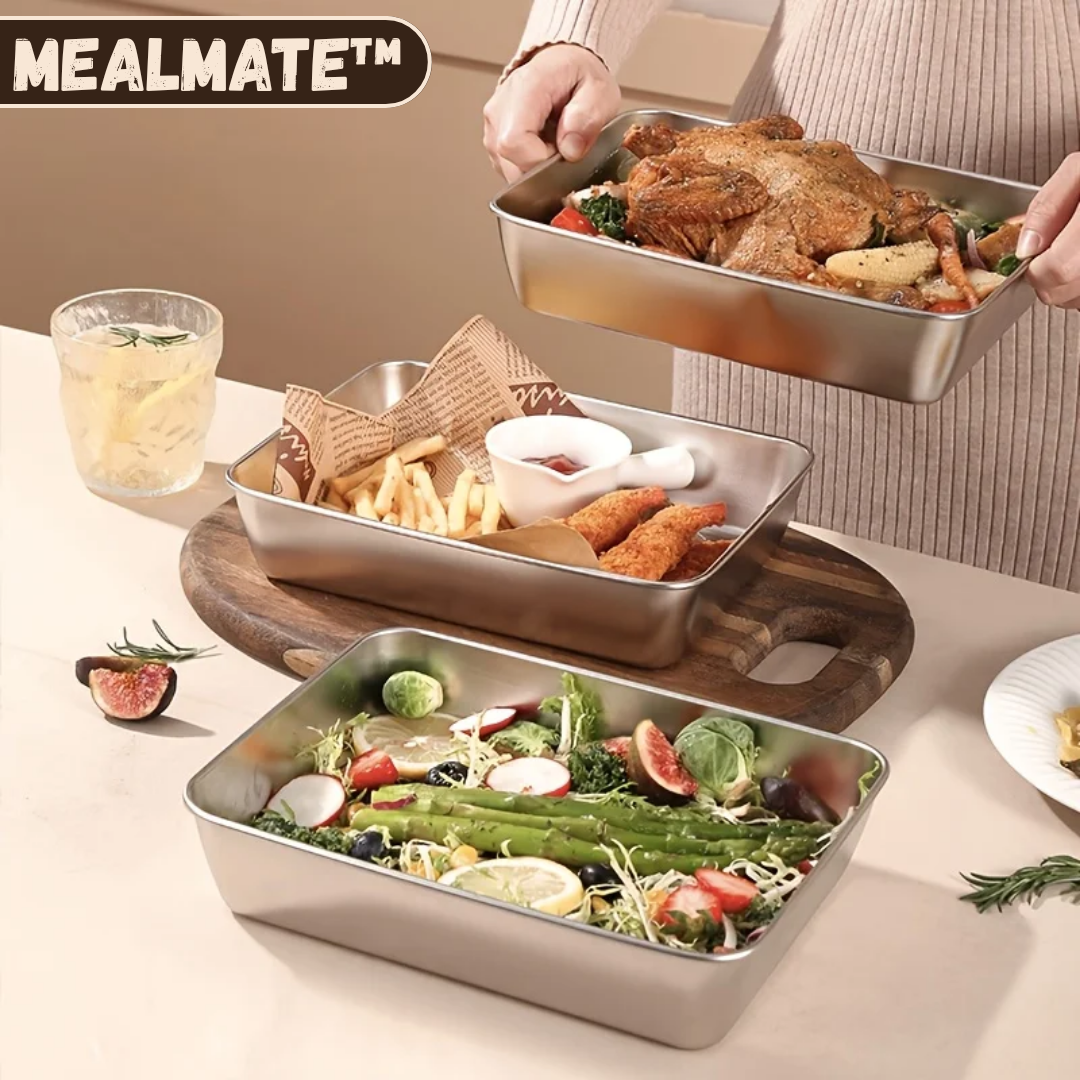 1+1 FREE | MealMate™ | Airtight steel box