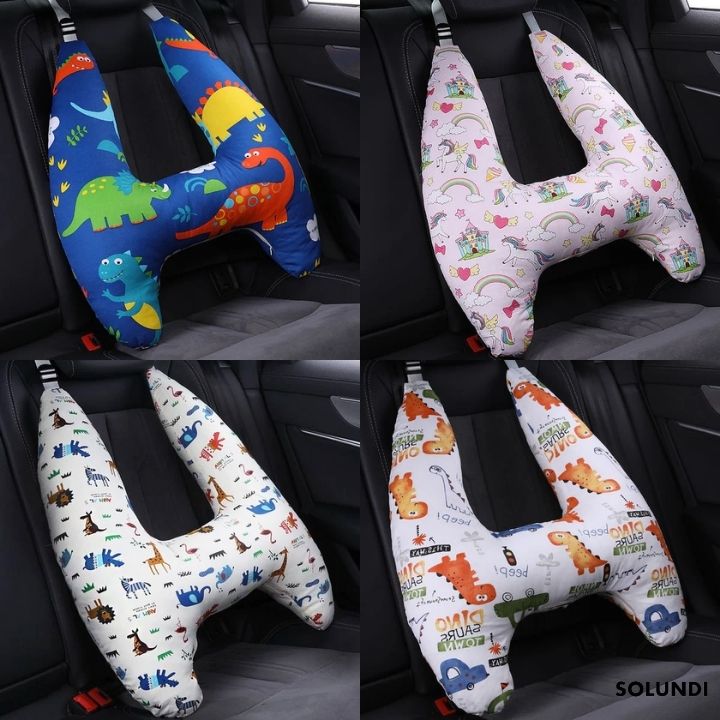 ComfortJourney™ | Rear seat travel pillow for children in the car