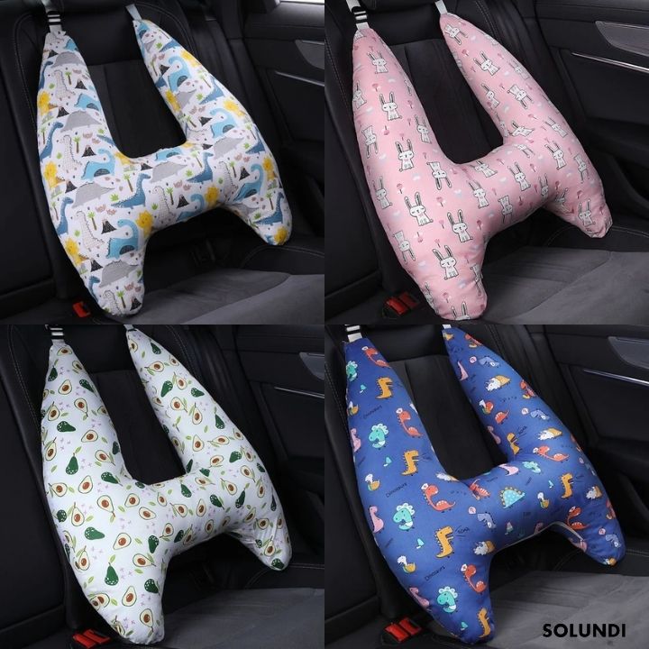 ComfortJourney™ | Rear seat travel pillow for children in the car