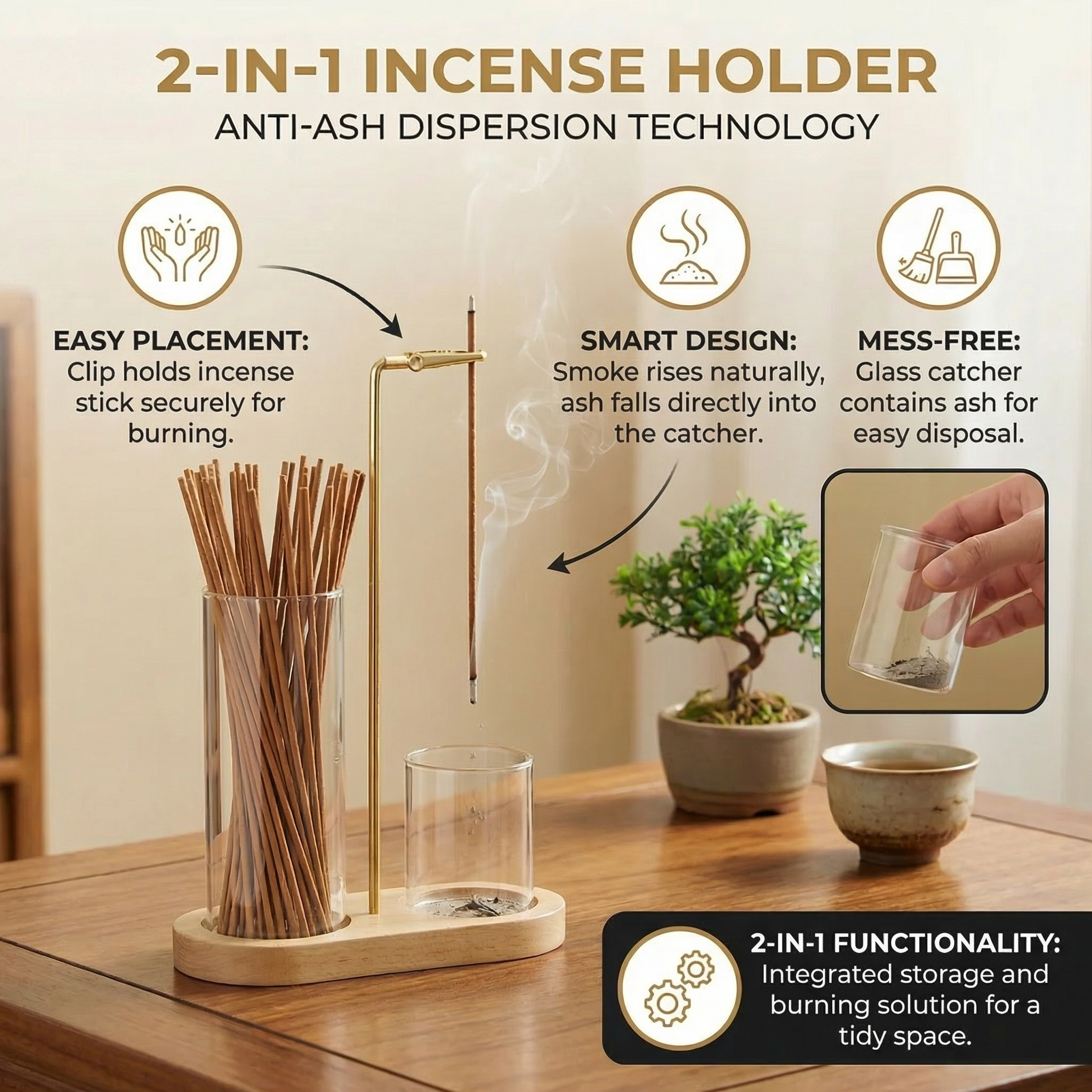 ZenMist™™ - Keeps Your Space Clean and Calm, No Mess Ash-Free – Luxday US