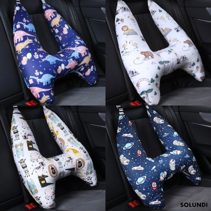 ComfortJourney™ | Rear seat travel pillow for children in the car