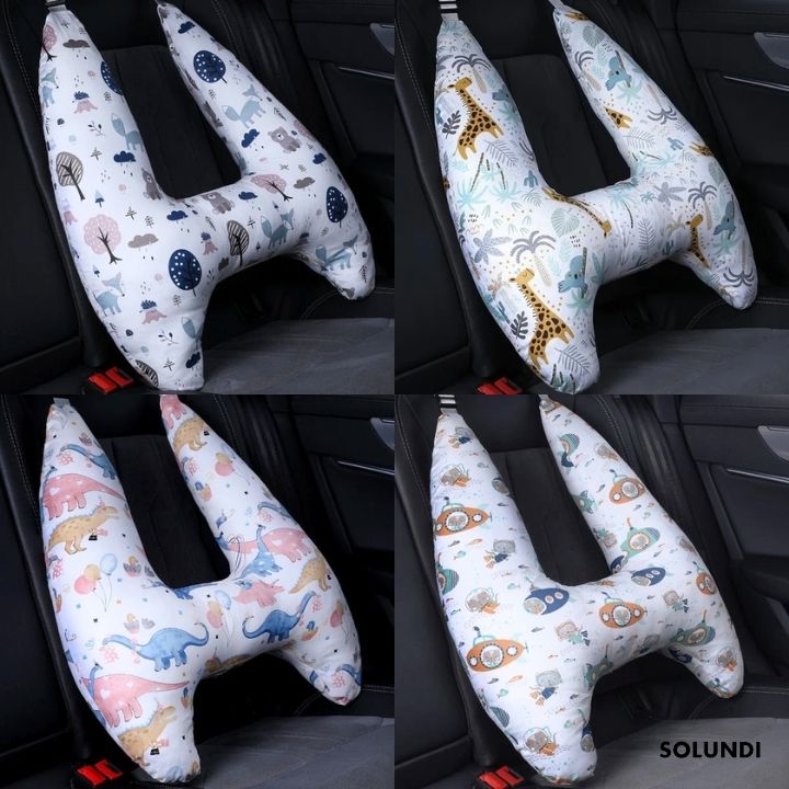 ComfortJourney™ | Rear seat travel pillow for children in the car