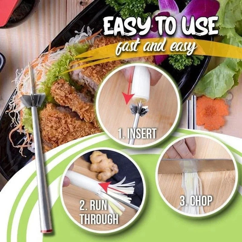 1+1 Free | SplitSlicer™ | Plum blossom onion cutter [Last day discount]