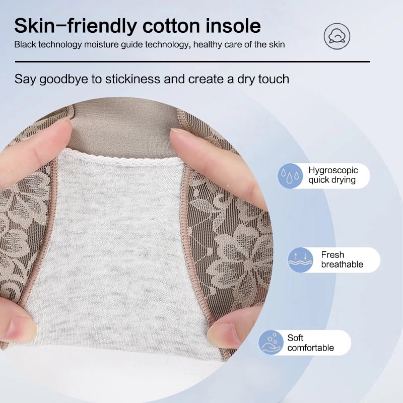 2+1 Free | SatinCharm™ | Hot style Silky high-waisted panties