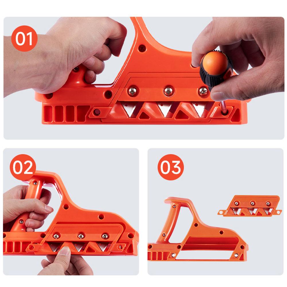 GripCut™ | Hand planer plasterboard cutting tool (includes 10 blades)