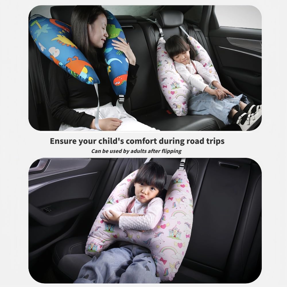 ComfortJourney™ | Rear seat travel pillow for children in the car