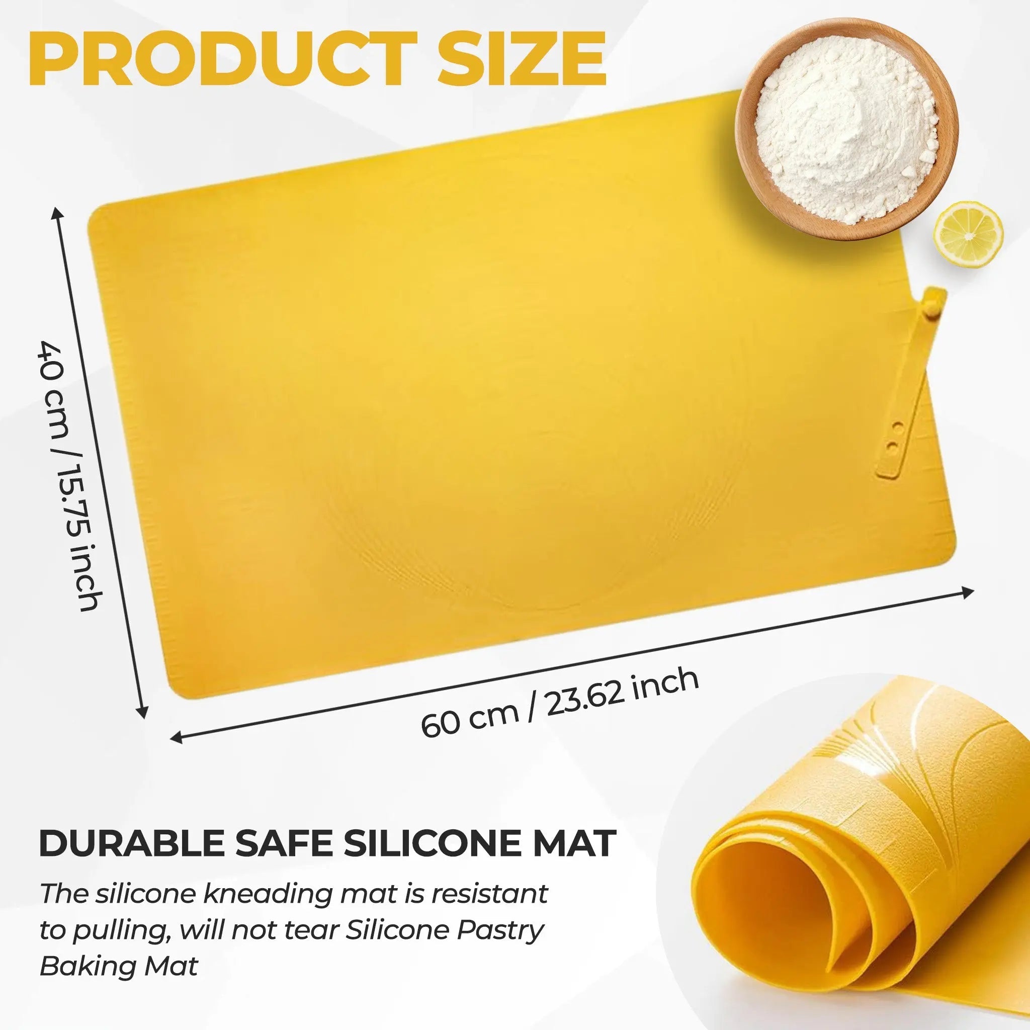 FlexiBake™ - Mess-Free Baking with Non-Stick Extra Large Silicone Mat ...