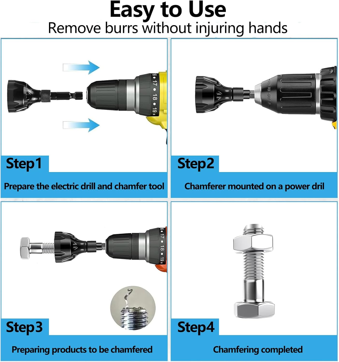 BoltMaster™ | Tools for deburring screw bolts