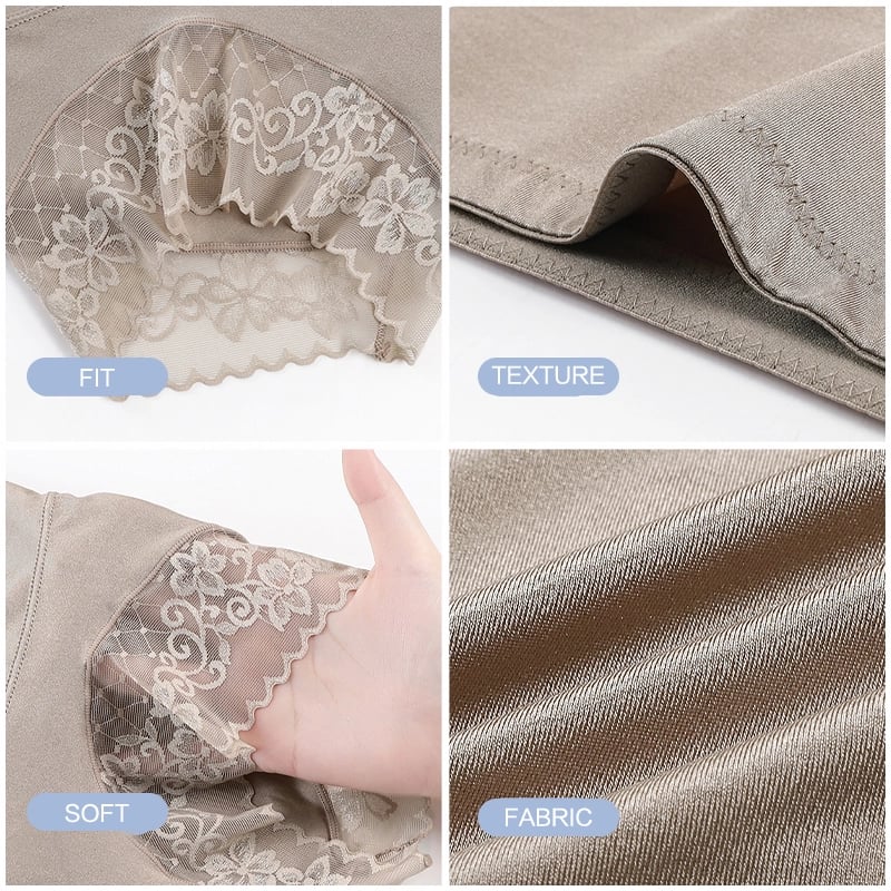 2+1 Free | SatinCharm™ | Hot style Silky high-waisted panties