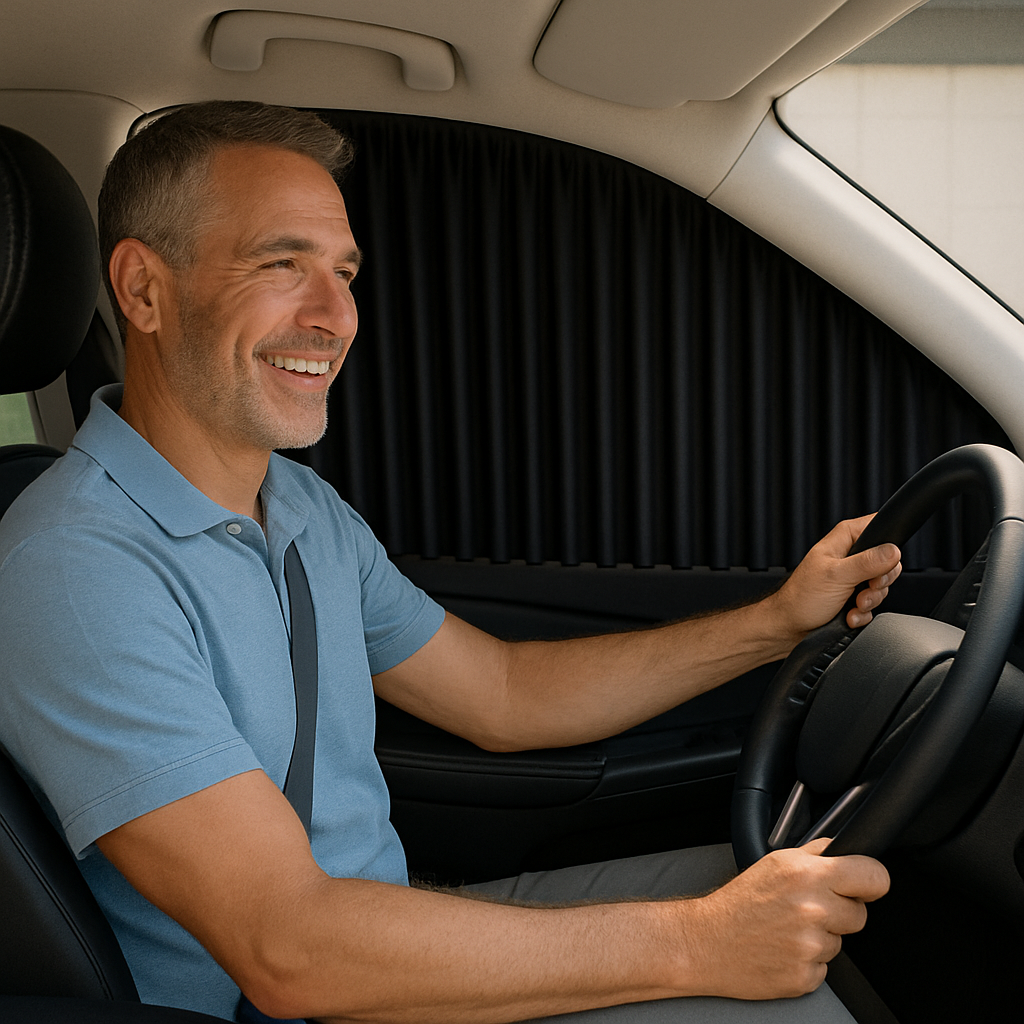 1+1 Gratis | ShadeMate | The magnetic sun visor for your car