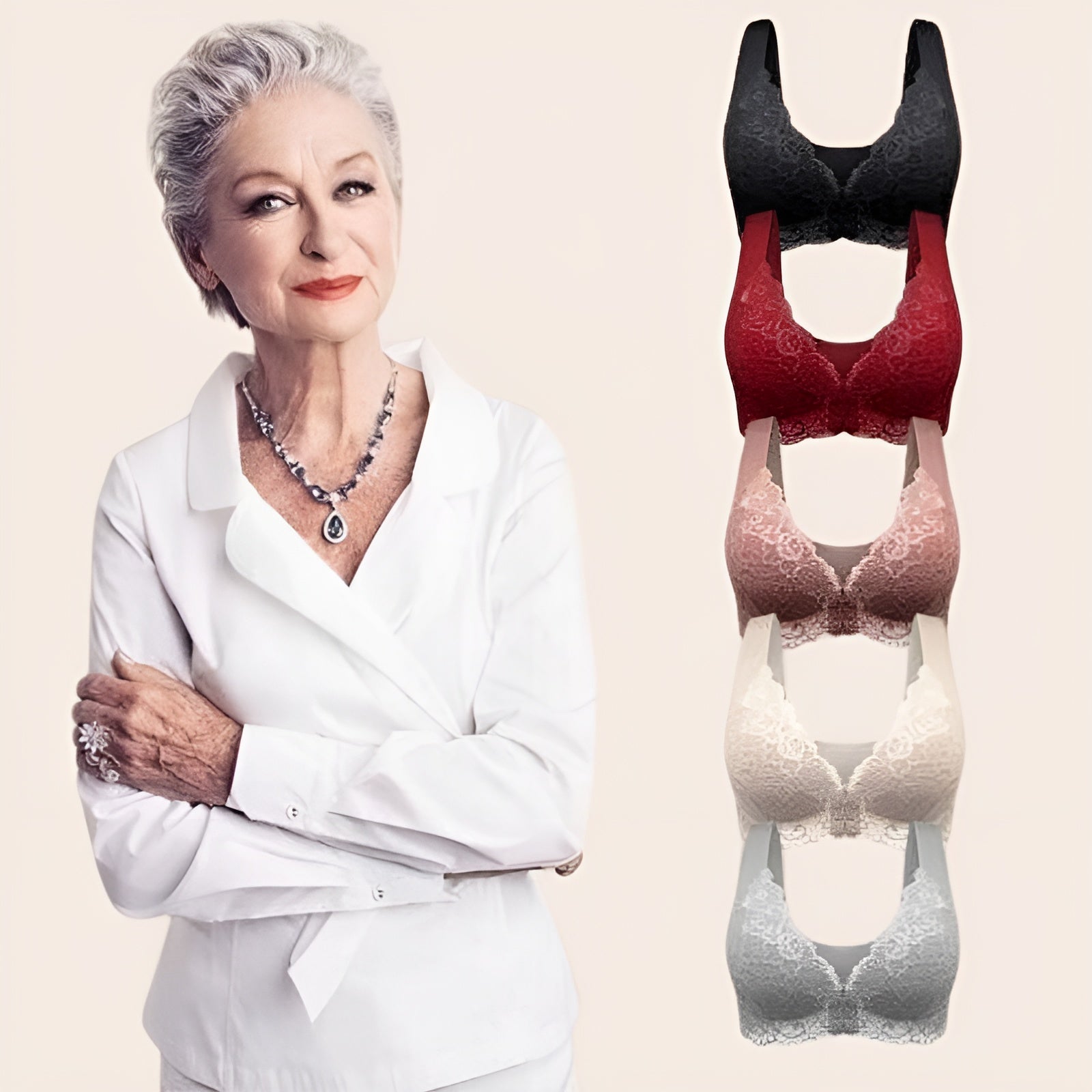 2+1 Free | Sora | Comfort bra for older women