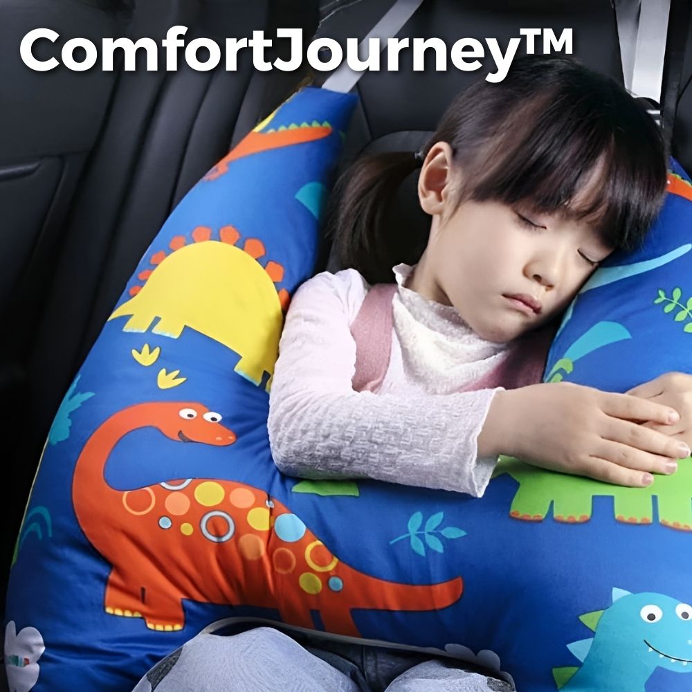 ComfortJourney™ | Rear seat travel pillow for children in the car