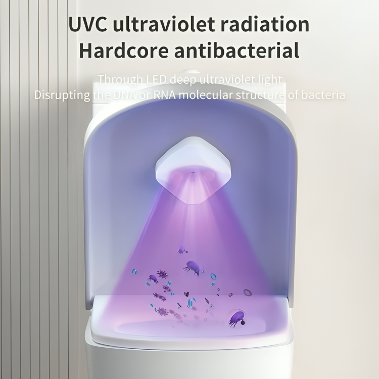 50% Discount | ToiShield™ | UV toilet cleaner with 99.9% germ-free & night light