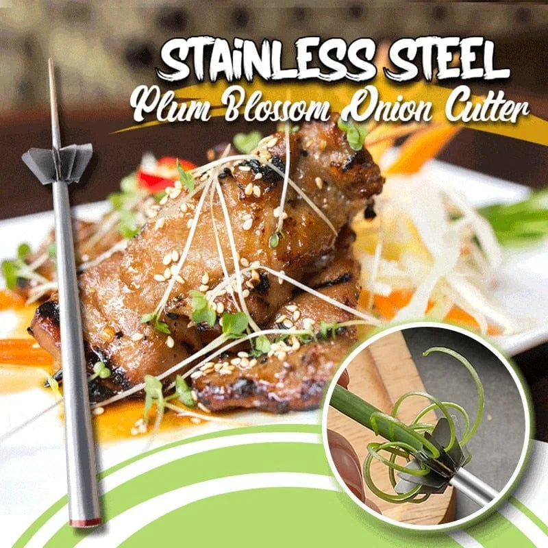 1+1 Free | SplitSlicer™ | Plum blossom onion cutter [Last day discount]