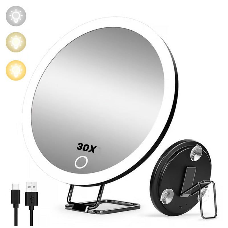 ClariVue™ - Perfect Makeup Precision with 30x Magnification & LED Ligh ...