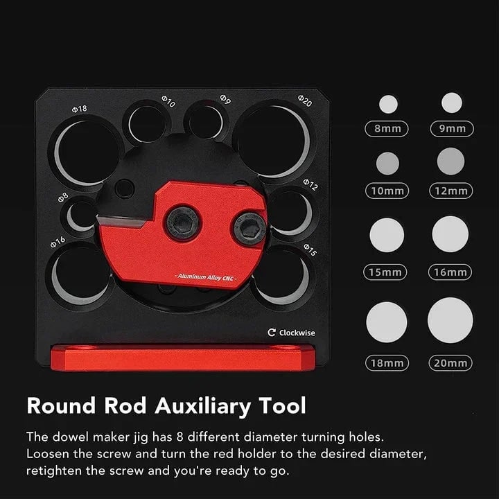 FlexiDowel™ | Electric and adjustable handy round drill