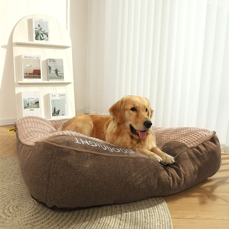 Snuggo™  | Orthopedic dog cushion bed with soft, washable cover [Last day discount]