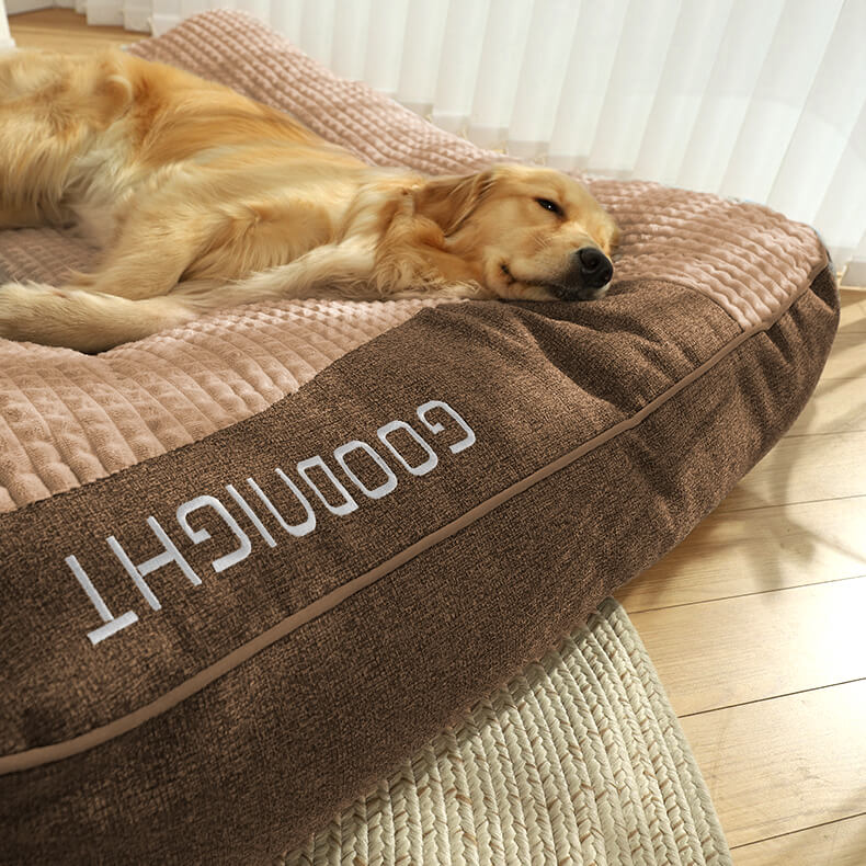 Snuggo™  | Orthopedic dog cushion bed with soft, washable cover [Last day discount]