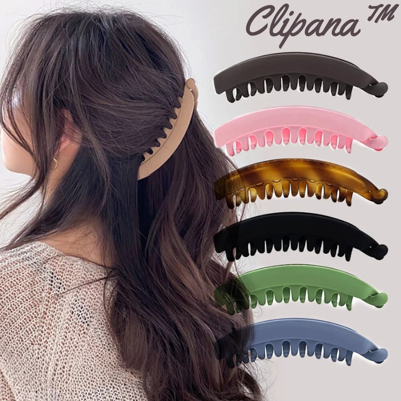 Clipana™ | Banana Hair Clip (Set of 7)